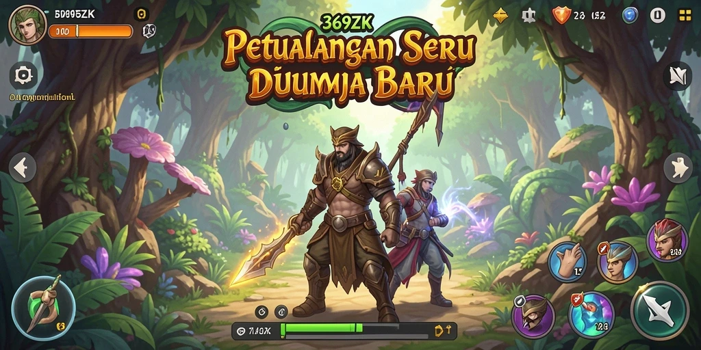 Gameplay petualangan seru dalam 369ZK yang penuh tantangan dan eksplorasi.