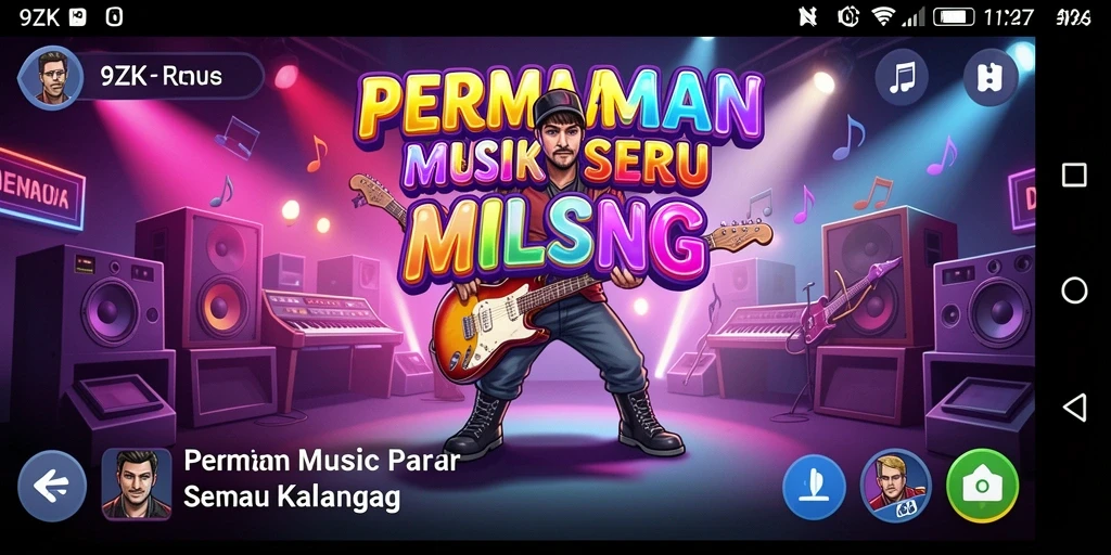 Tampilan gameplay 9ZK yang menarik dengan efek visual memukau.