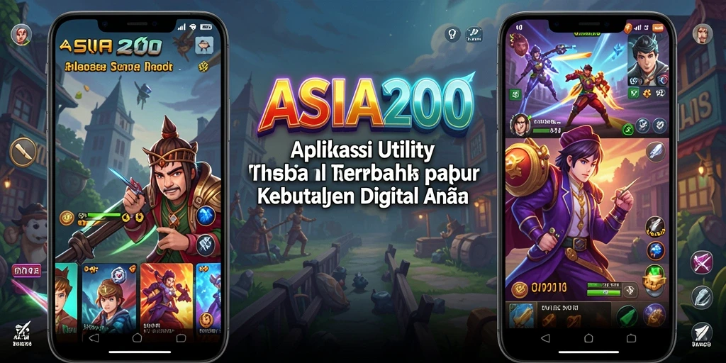 Screenshot utama ASIA200 menampilkan fitur Utility yang memudahkan pengelolaan data.
