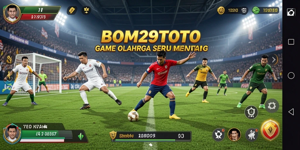 Gameplay menarik di BOM29TOTO dengan aksi olahraga nyata.