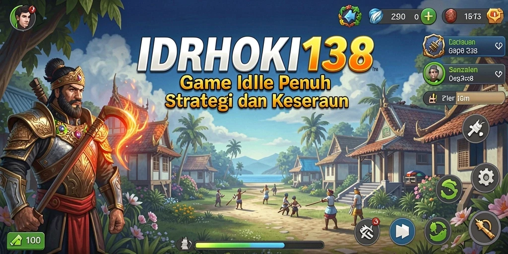 Tampilan game Idle IDRHOKI138 yang menarik dan penuh warna.