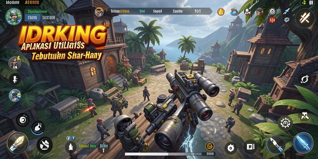 Tampilan antarmuka utama IDRKING yang user-friendly dan fungsional.