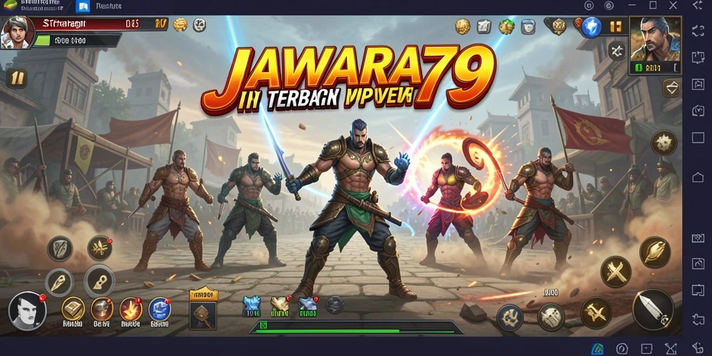 Tampilan gameplay menarik dari JAWARA79 yang penuh strategi.