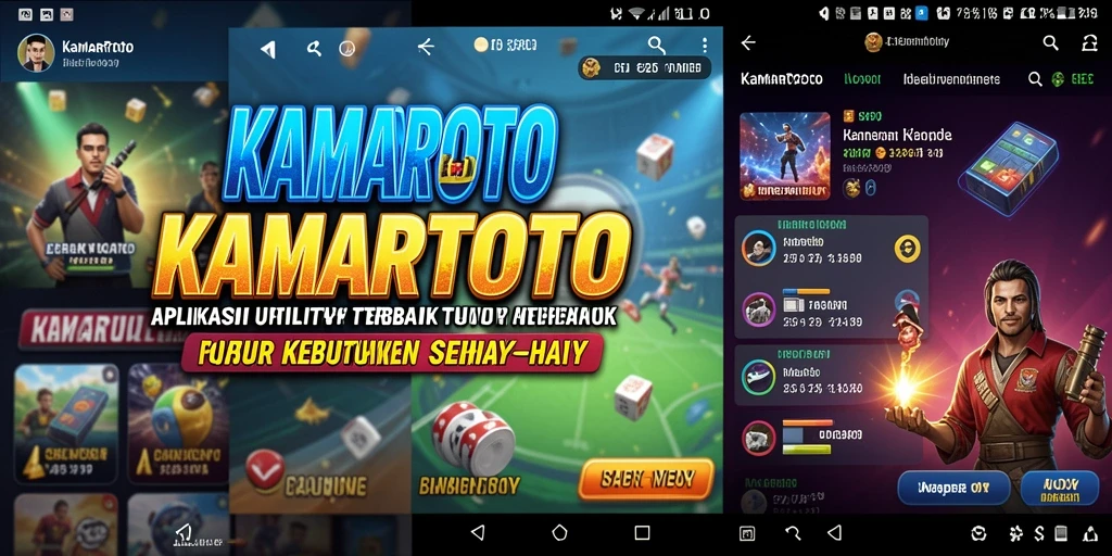 Tampilan antarmuka utama KAMARTOTO yang sederhana dan fungsional.