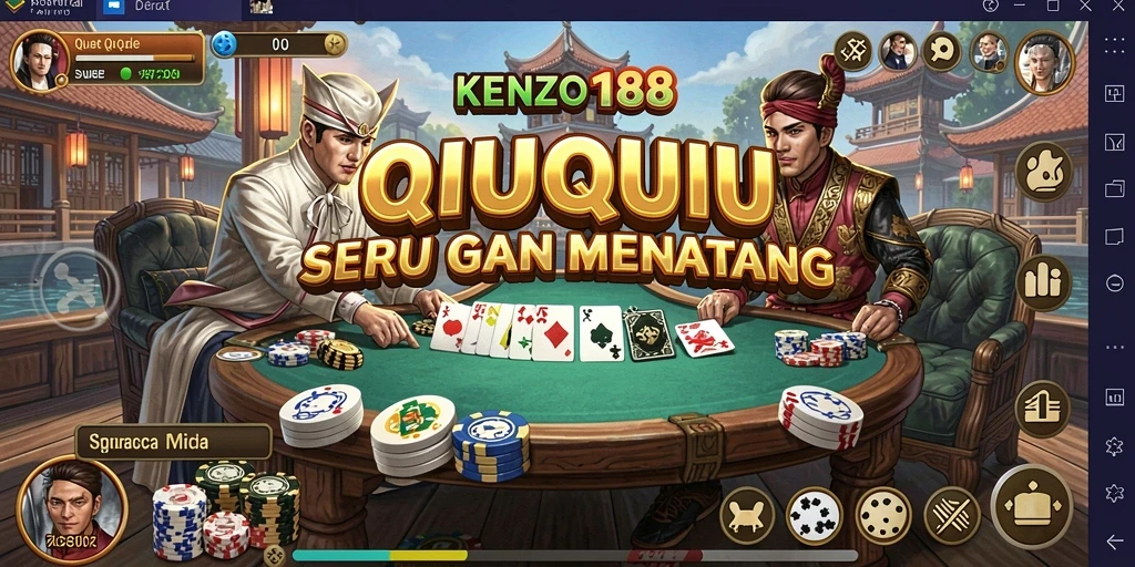 Tampilan gameplay QiuQiu yang menarik di KENZO188.