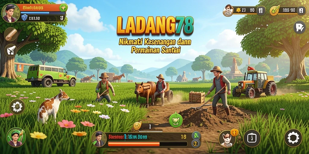 Tampilan gameplay <strong>LADANG78</strong> yang menarik dan menghibur.