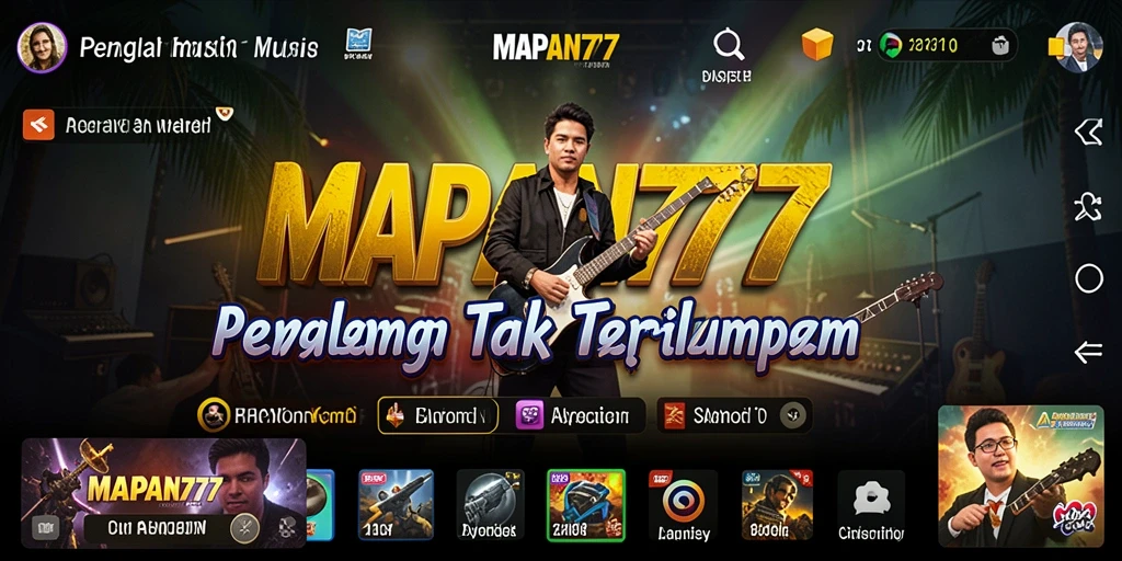 Tampilan gameplay <strong>MAPAN777</strong> yang menampilkan keseruan permainan musik.