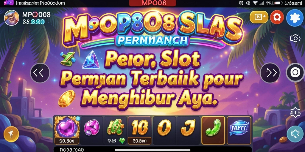 Gameplay seru dari MPO08 menampilkan slot dengan grafis menarik.