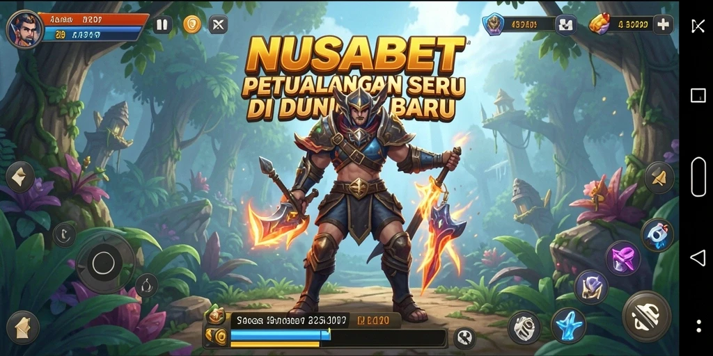 Tampilan gameplay seru dan mendebarkan dari NUSABET.