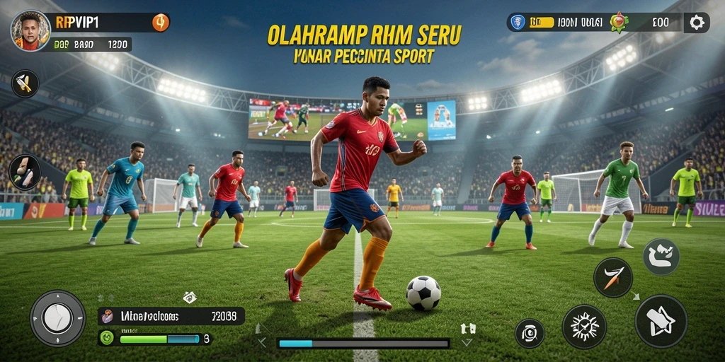 Gameplay RPVIP1 yang seru dan menantang dalam dunia olahraga.