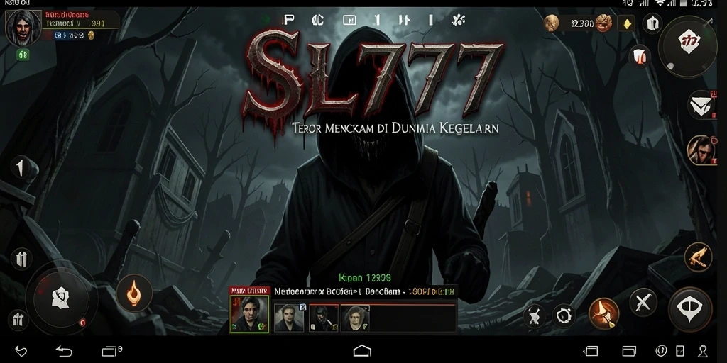 Tampilan gameplay SL777 yang menegangkan dan menyeramkan.