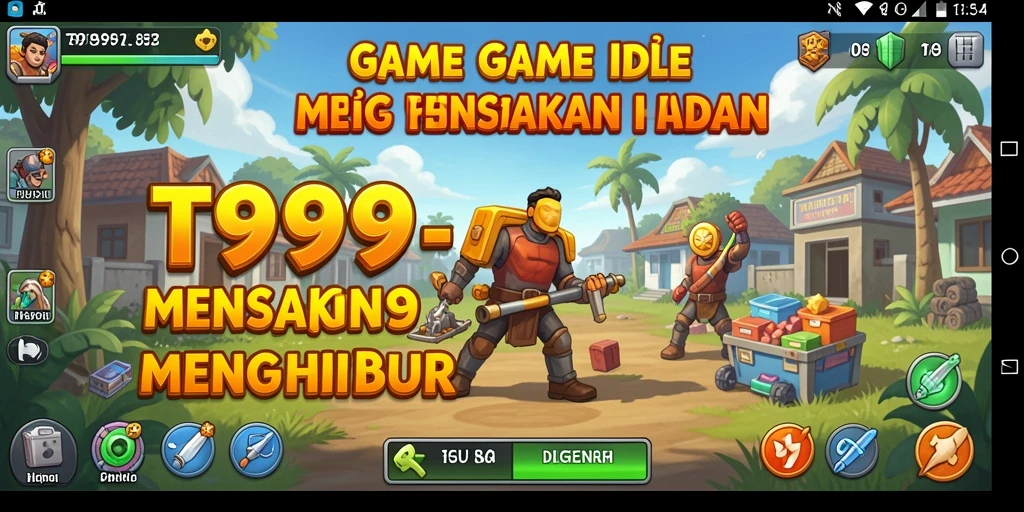Tampilan gameplay T9999 yang seru dan menarik.