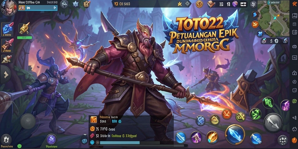 Tampilan permainan TOTO22 dengan grafis yang menakjubkan dan gameplay menarik.